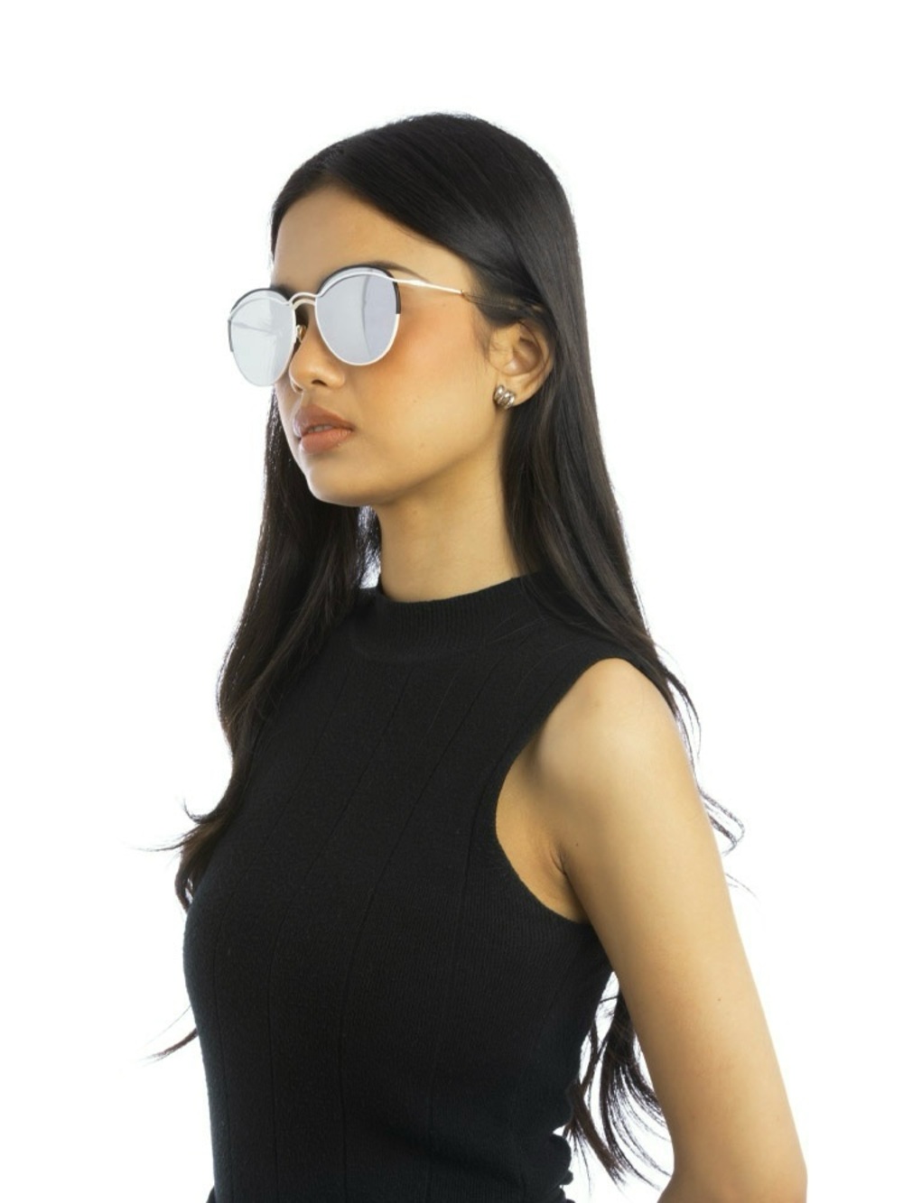 DIOR MIRRORED ROUND SUNGLASSES - Picture 12 of 12